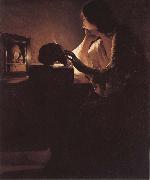 Georges de La Tour The botfardiga Maria Magdalena oil painting artist